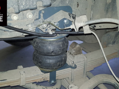 Рис. 8 Наши проекты: Пневмоподвеска на ﻿Mitsubishi Canter Euro 5 - Этапы установки