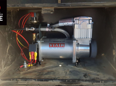 Рис. 10 Наши проекты: Пневмоподвеска на ﻿Mitsubishi Canter - Этапы установки