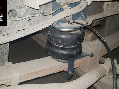 Рис. 5 Наши проекты: Пневмоподвеска на ﻿Mitsubishi Canter - Этапы установки