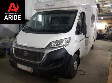 Наши проекты: Пневмоподвеска на Fiat Ducato от компании Арайд - Этапы установки от компании «ARIDE». Доступные цены, гарантия, для заказа и получения консультации звоните 8 (800) 707-52-13. Рис. 1 Наши проекты: Пневмоподвеска на Fiat Ducato от компании Арайд - Этапы установки