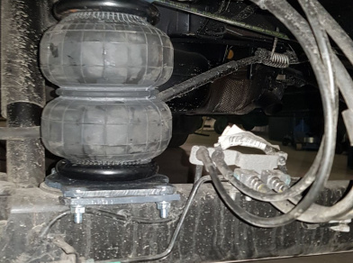 Рис. 5 Наши проекты: Пневмоподвеска на ﻿Ford Transit FWD - Этапы установки