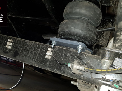 Рис. 6 Наши проекты: Пневмоподвеска на ﻿Ford Transit FWD - Этапы установки