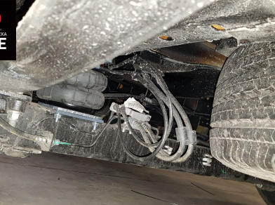 Рис. 8 Наши проекты: Пневмоподвеска на ﻿Ford Transit FWD - Этапы установки