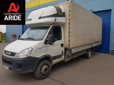 Рис. 1 Наши проекты: Пневмоподвеска на ﻿Iveco Daily 70C для грузоподъемности - Этапы установки