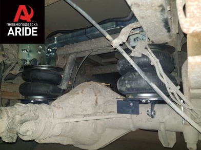 Рис. 27 Наши проекты: Пневмоподвеска на ﻿Iveco Daily 70C для грузоподъемности - Этапы установки