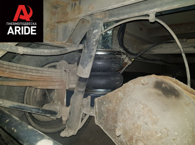 Рис. 28 Наши проекты: Пневмоподвеска на ﻿Iveco Daily 70C для грузоподъемности - Этапы установки