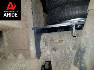 Рис. 3 Наши проекты: Пневмоподвеска на ﻿Iveco Daily 70C для грузоподъемности - Этапы установки