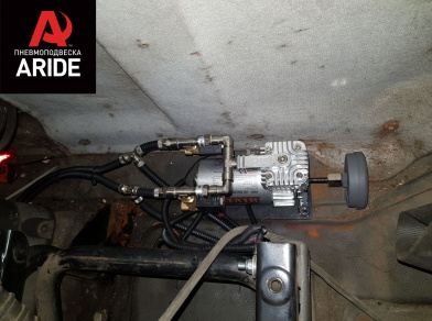 Рис. 35 Наши проекты: Пневмоподвеска на ﻿Iveco Daily 70C для грузоподъемности - Этапы установки