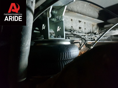 Рис. 4 Наши проекты: Пневмоподвеска на ﻿Iveco Daily 70C для грузоподъемности - Этапы установки