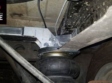 Рис. 16 Наши проекты: Пневмоподвеска на ﻿﻿ГАЗ (GAZ) Газель NEXT для грузоподъемности - Этапы установки