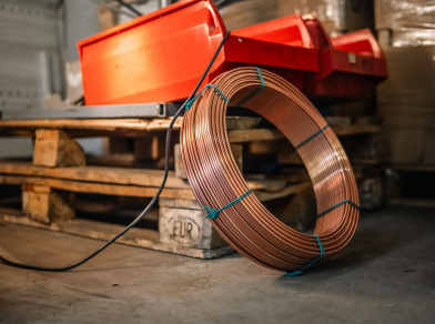 Рис. 6 Участок гибки колец