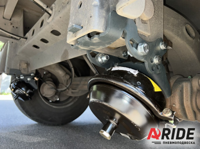 Рис. 3 Наши проекты: Подъёмная ось BPW на тормозных камерах 