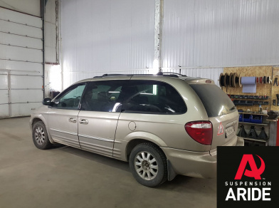 Наши проекты: Пневмоподвеска на Chrysler Voyager - Этапы установки от компании «ARIDE». Доступные цены, гарантия, для заказа и получения консультации звоните 8 (800) 707-52-13. Рис. 9 Наши проекты: Пневмоподвеска на Chrysler Voyager - Этапы установки