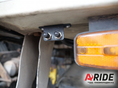 Рис. 4 Наши проекты: Вспомогательная пневмоподвеска на Hino 500