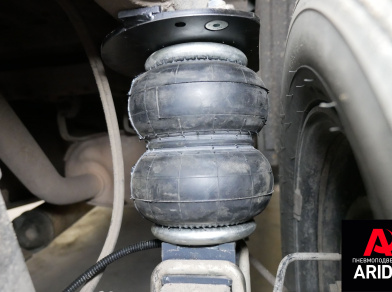 Рис. 2 Наши проекты: Пневмоподвеска на заднюю ось ISUZU D-MAX