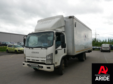 Рис. 1 Наши проекты: Пневмоподвеска на переднюю ось Isuzu NP 75