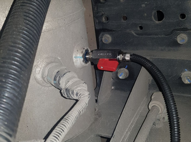 Рис. 3 Наши проекты: Пневмоподвеска на заднюю ось Isuzu ELF 9.5 | NQR 90 