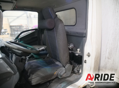 Рис. 7 Наши проекты: Вспомогательная пневмоподвеска на JAC N56