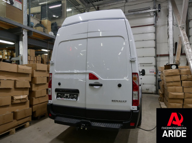 Наши проекты: Пневмоподвеска на Renault Master последнего поколения от компании «ARIDE». Доступные цены, гарантия, для заказа и получения консультации звоните 8 (800) 707-52-13. Рис. 2 Наши проекты: Пневмоподвеска на Renault Master последнего поколения