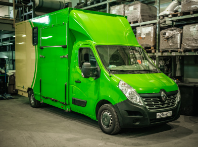 Рис. 1 Наши проекты: Пневмоподвеска на Renault Master