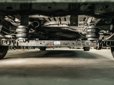 Рис. 3 Наши проекты: Пневмоподвеска на Renault Master