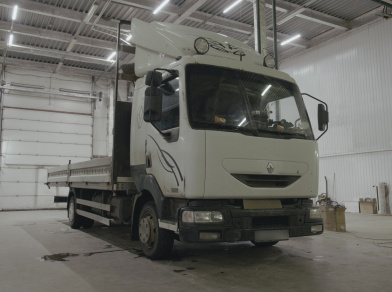 Рис. 1 Наши проекты: Пневмоподвеска Renault Midlum