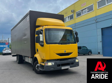 Рис. 1 Наши проекты: Установка комплекта пневмоподвески Renault Midlum