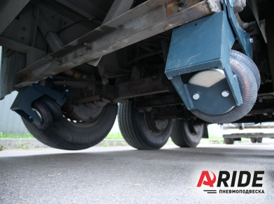 Рис. 3 Наши проекты: Механизм подъёма оси SAF Schmitz