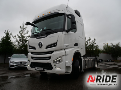 Рис. 1 Наши проекты: Вспомогательная пневмоподвеска на Shacman X6000