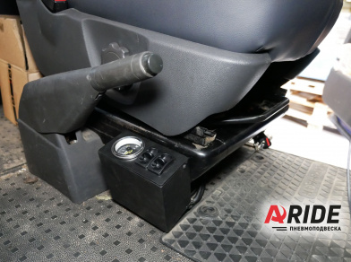 Рис. 2 Наши проекты: Пневмоподвеска на Volswagen Caravelle T5