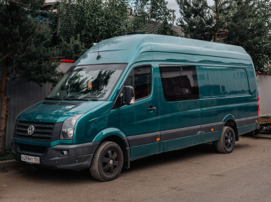 Рис. 1 Наши проекты: Установка пневмоподвески на Volkswagen Crafter