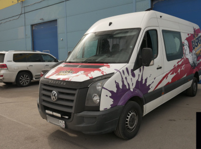 Рис. 2 Наши проекты: Пневмоподвеска задняя ось Фольцваген Крафтер