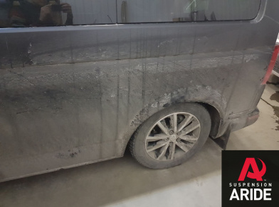 Рис. 1 Наши проекты: Пневмоподвеска на Volkswagen Multivan - Этапы установки