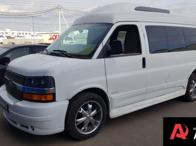 Наши проекты: Пневмоподвеска на белый Chevrolet Express 1500 от компании «ARIDE». Доступные цены, гарантия, для заказа и получения консультации звоните 8 (800) 707-52-13. Рис. 1 Наши проекты: Пневмоподвеска на белый Chevrolet Express 1500