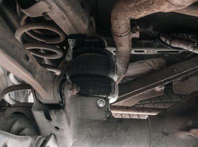 Рис. 5 Пневмоподвеска на пикап Dodge RAM 5th gen