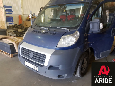 Наши проекты: Пневмоподвеска на Fiat Ducato от компании Арайд - Этапы установки от компании «ARIDE». Доступные цены, гарантия, для заказа и получения консультации звоните 8 (800) 707-52-13. Рис. 4 Наши проекты: Пневмоподвеска на Fiat Ducato от компании Арайд - Этапы установки