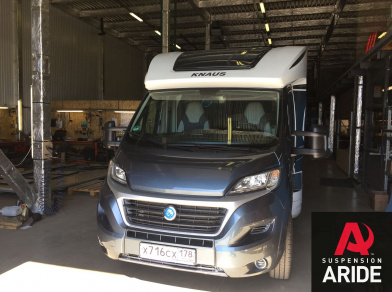 Рис. 1 Наши проекты: Пневмоподвеска на Fiat Ducato доработка пневмоподвески - Этапы установки