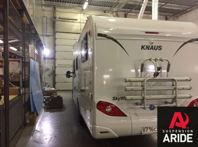 Рис. 3 Наши проекты: Пневмоподвеска на Fiat Ducato доработка пневмоподвески - Этапы установки