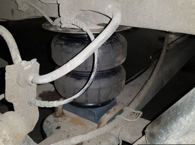 Рис. 8 Наши проекты: Пневмоподвеска на Fiat Ducato с заменой пневмы - Этапы установки