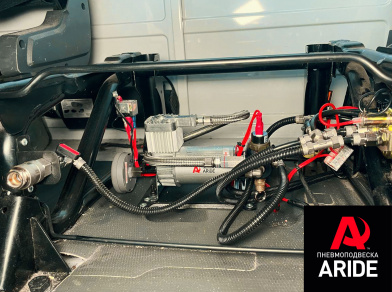 Рис. 7 Наши проекты: Установка пневмоподвески Fiat Ducato