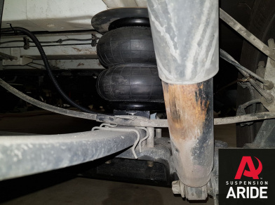 Рис. 14 Наши проекты: Пневмоподвеска на ITINEO SB 720 - Этапы установки