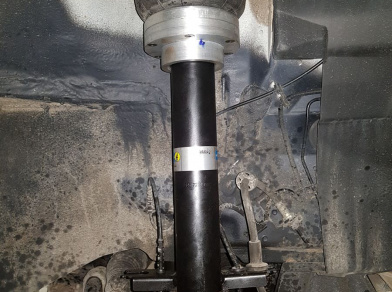 Рис. 10 Наши проекты: Пневмоподвеска на ITINEO SB 720 - Этапы установки