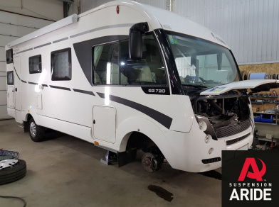 Рис. 1 Наши проекты: Пневмоподвеска на ITINEO SB 720 - Этапы установки