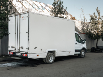 Рис. 2 Наши проекты: Пневматические подушки на Форд Транзит