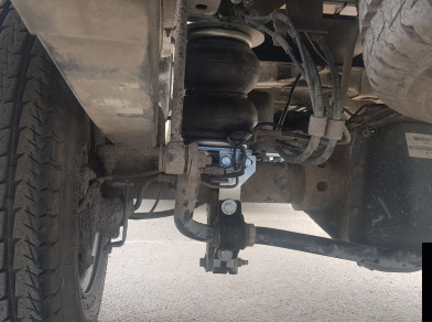 Рис. 2 Наши проекты: Пневмоподвеска на заднюю ось Ford Transit с тентом