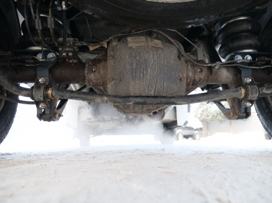 Рис. 4 Наши проекты: Пневмоподушки на Ford Transit промтоварный фургон