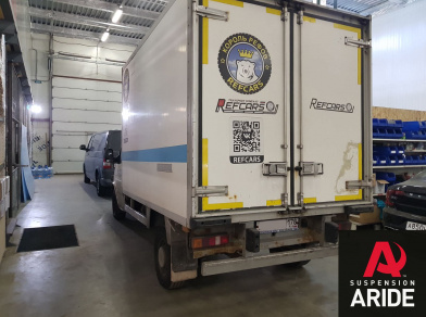 Наши проекты: Пневмоподвеска на Ford Transit RWD 2014 года - Этапы установки от компании «ARIDE». Доступные цены, гарантия, для заказа и получения консультации звоните 8 (800) 707-52-13. Рис. 2 Наши проекты: Пневмоподвеска на Ford Transit RWD 2014 года - Этапы установки