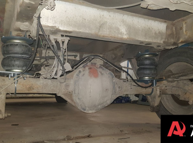 Рис. 7 Наши проекты: Пневмоподвеска на ﻿Ford Transit RWD 2014 года для задней оси