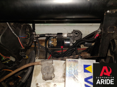 Рис. 4 Наши проекты: Пневмоподвеска на Ford Transit RWD с ГБО - Этапы установки