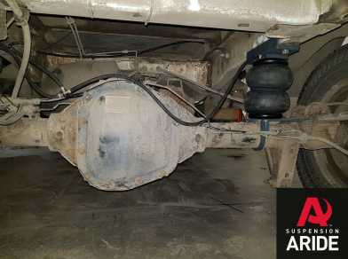 Рис. 3 Наши проекты: Пневмоподвеска на Ford Transit RWD с ГБО - Этапы установки